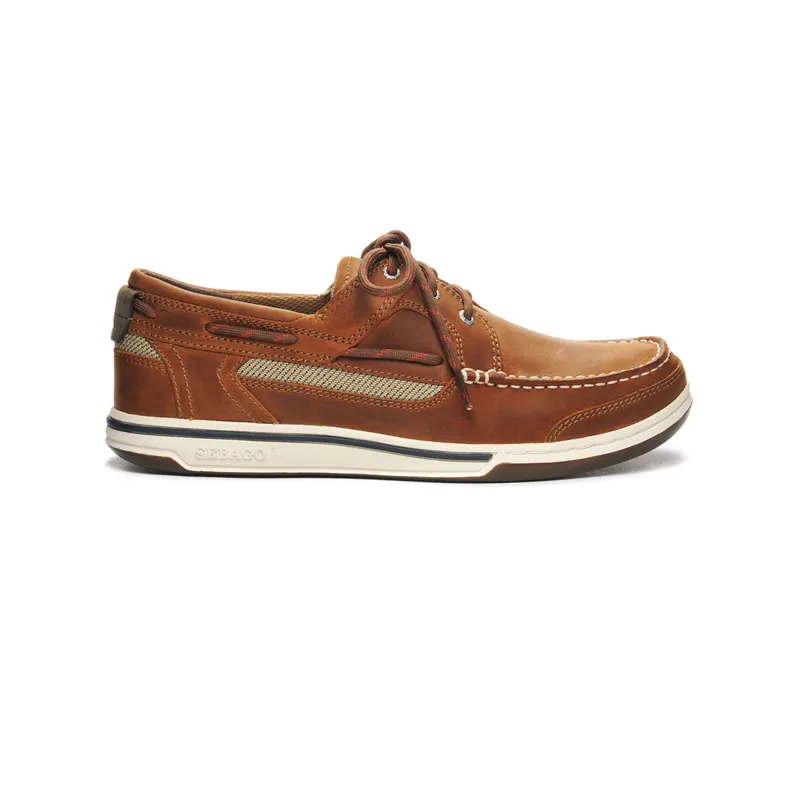 Sebago Triton Three-Eye chaussures bateau homme walnut leather, taille EU 45 (US 11) Marque