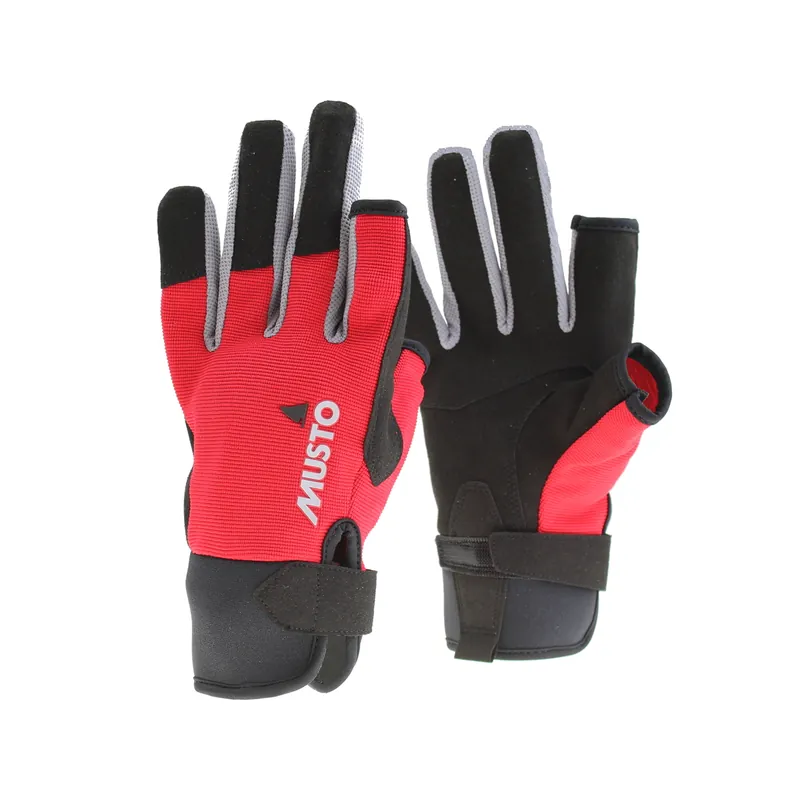 Meilleur Prix Musto Essential gants de voile à doigts longs rouges, taille XXL