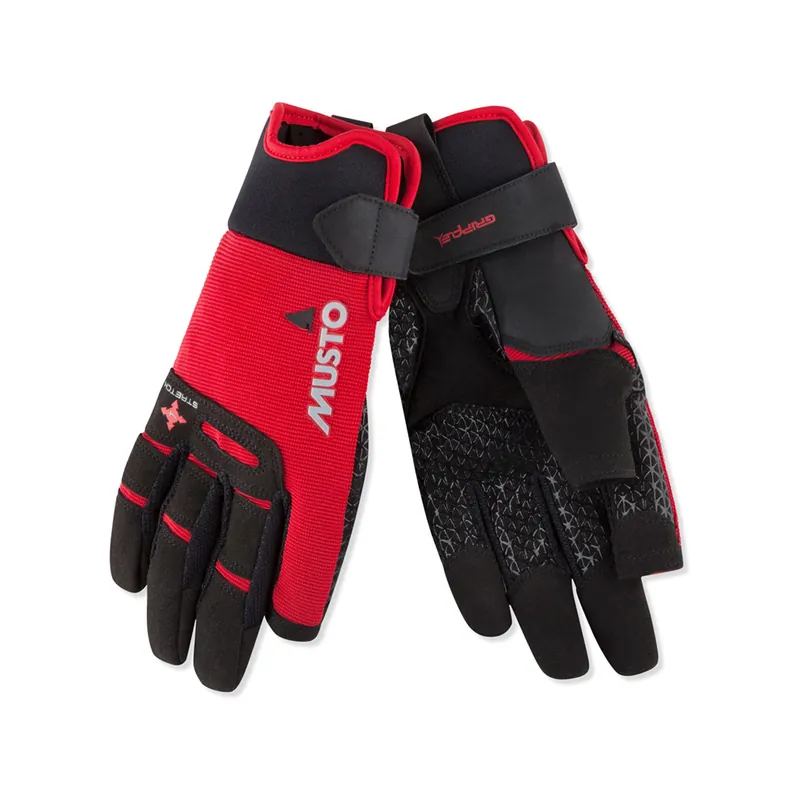 Nouvel Arrivage Musto Performance gants de voile longs doigts rouge, taille XS