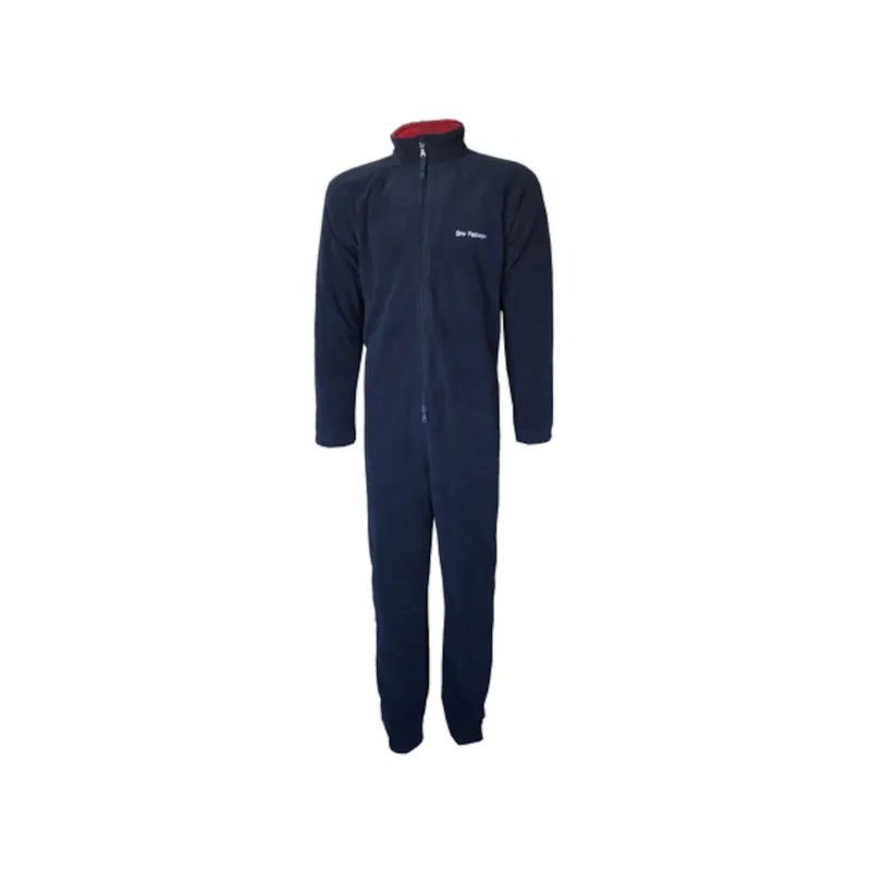 Petit Prix Dry Fashion Underall Sous-couche polaire unisexe bleu marine, taille M