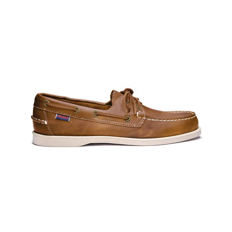 Meilleur Choix Sebago Docksides chaussures bateau homme brown-tan, taille 43,5