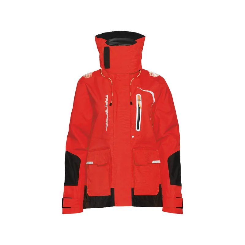 Expédition Rapide PROMO Marinepool Hobart 5 veste de voile offshore femme rouge, taille XS
