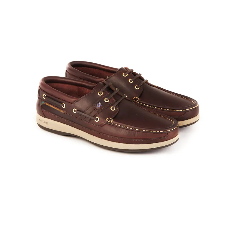 Authentique Dubarry Atlantic chaussures bateau homme brun-rhum, taille 43