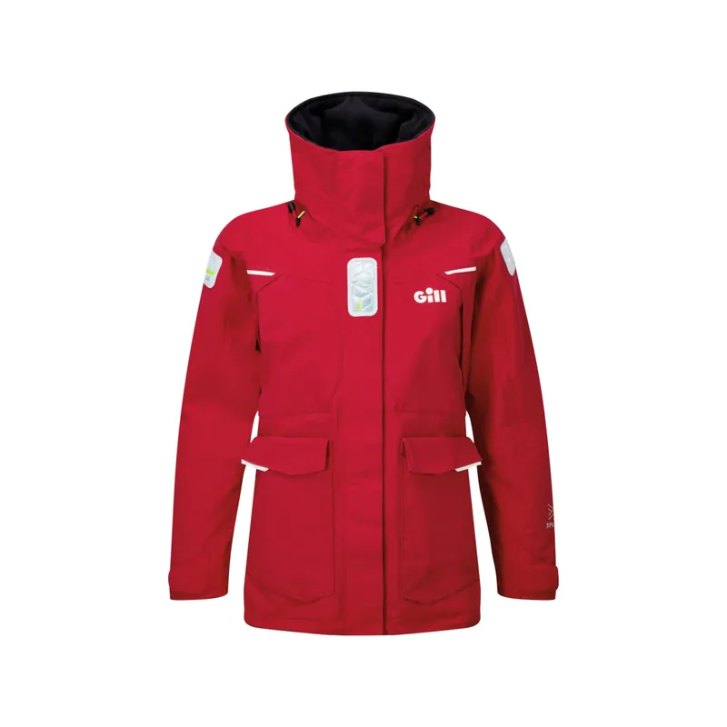 Certifié PROMO Gill OS25 veste de voile offshore femme rouge, taille 10