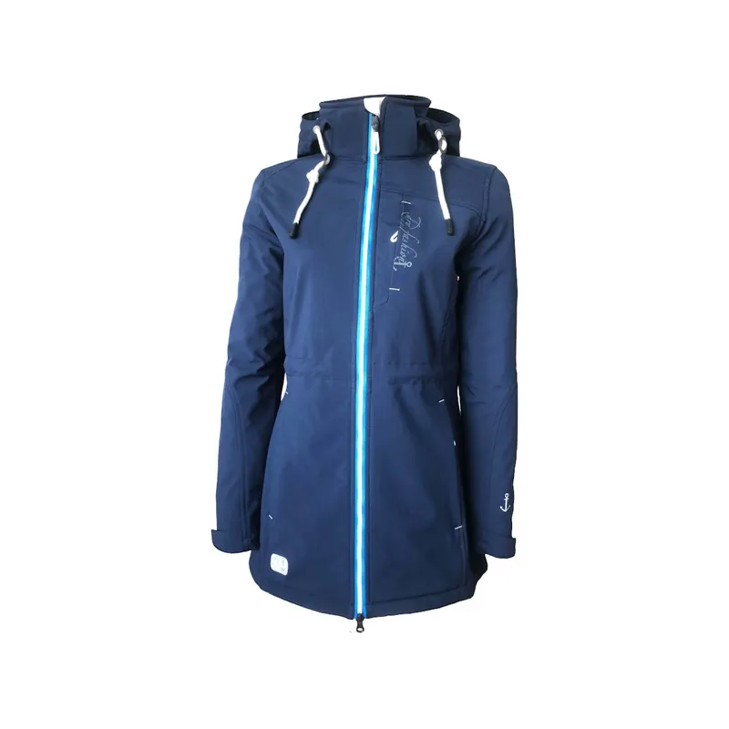 Nouvelle Collection PROMO Dry Fashion Binz Manteau Softshell femme bleu marine, taille 36