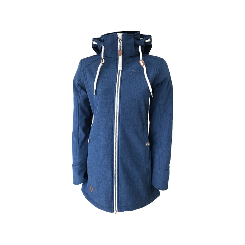 Meilleure Vente PROMO Dry Fashion Sellin Manteau Softshell femme bleu marine chiné, taille 44