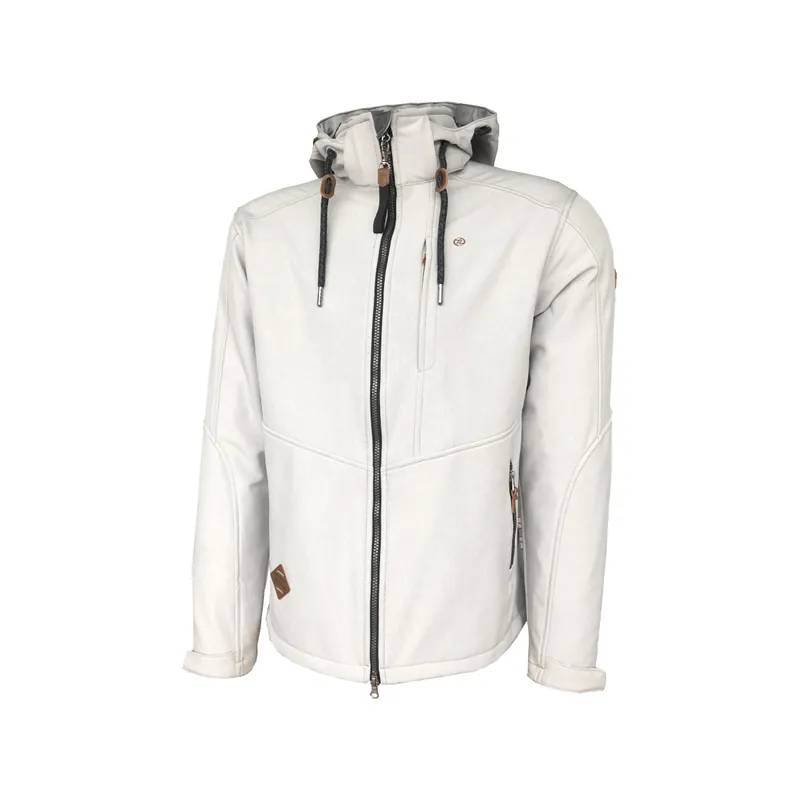 PROMO Dry Fashion Eckernförde Veste Softshell homme gris chiné, taille XXL Must-Have