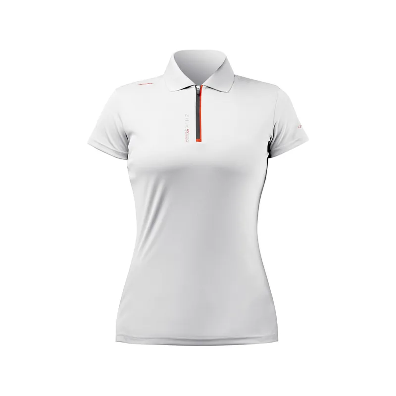 Zhik UVActive Zip polo femme blanc, taille XL Petit Prix