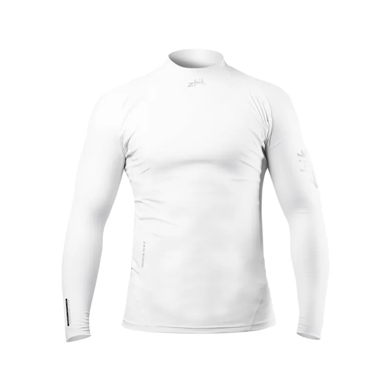 Achat Immédiat Zhik Eco Spandex Top manches longues homme blanc, taille XXL