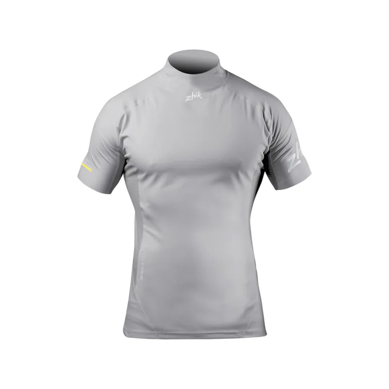 Zhik Eco Spandex Top à manches courtes homme gris clair, taille XL Quantité Limitée