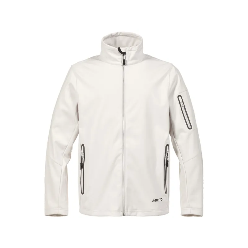 Marque Musto Essential Softshell Veste homme gris clair, taille XXL
