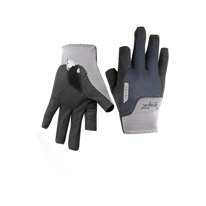Acheter En Ligne Zhik Deck gants de voile à doigts longs, unisexe - gris, taille S
