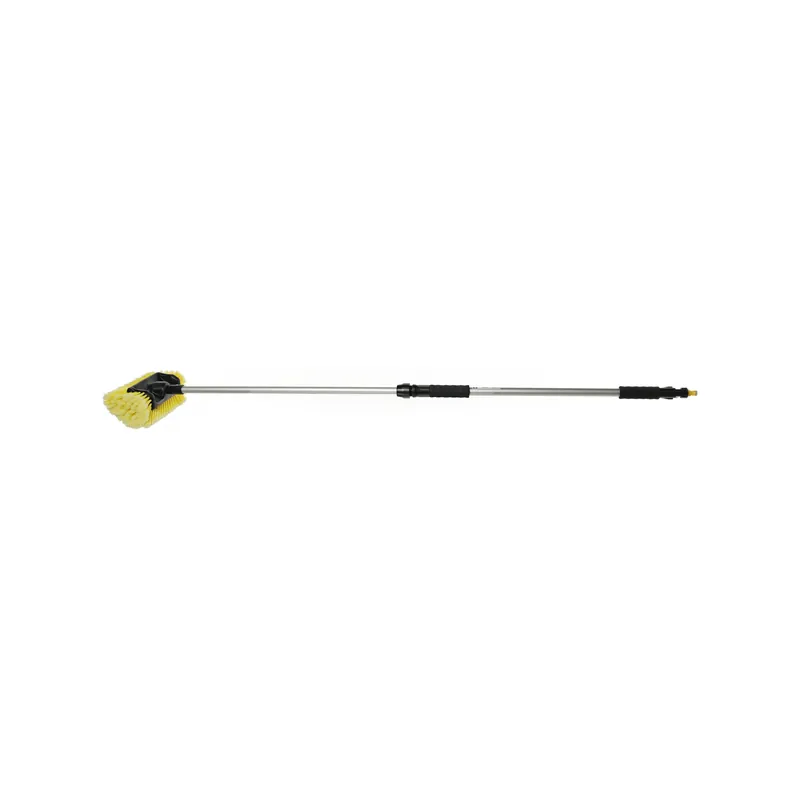 Authentique Yachticon Brosse de lavage télescopique en alu avec poils latéraux