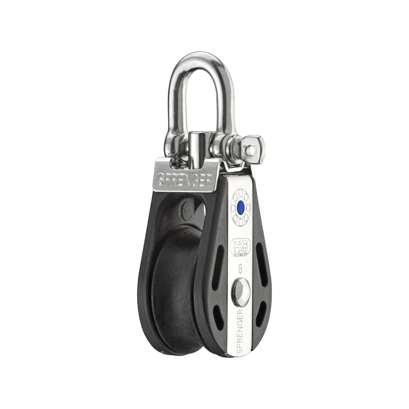 Quantité Limitée Hs sprenger S-Blockserie 8mm poulie avec roulement à aiguilles - simple avec kit de verrouillage