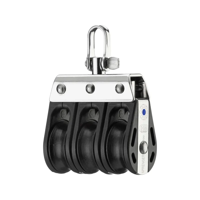 Achetez Aujourd'hui Hs sprenger Série S-Block 8mm poulie avec roulement à aiguilles - triple avec manille pivotante
