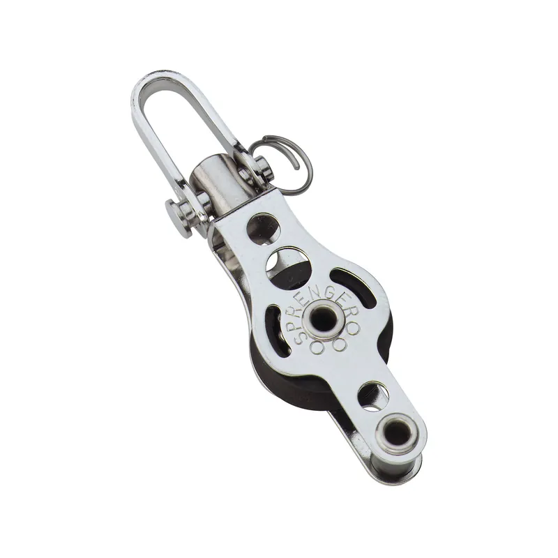 Hs sprenger Micro XS Block 6mm - simple avec manille pivotante et HUNDSFOTT Commander Vite