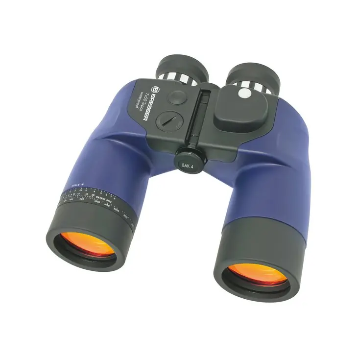 Bresser Topas 7x50 Prisme de Porro Jumelles marines - avec boussole Offre Du Jour