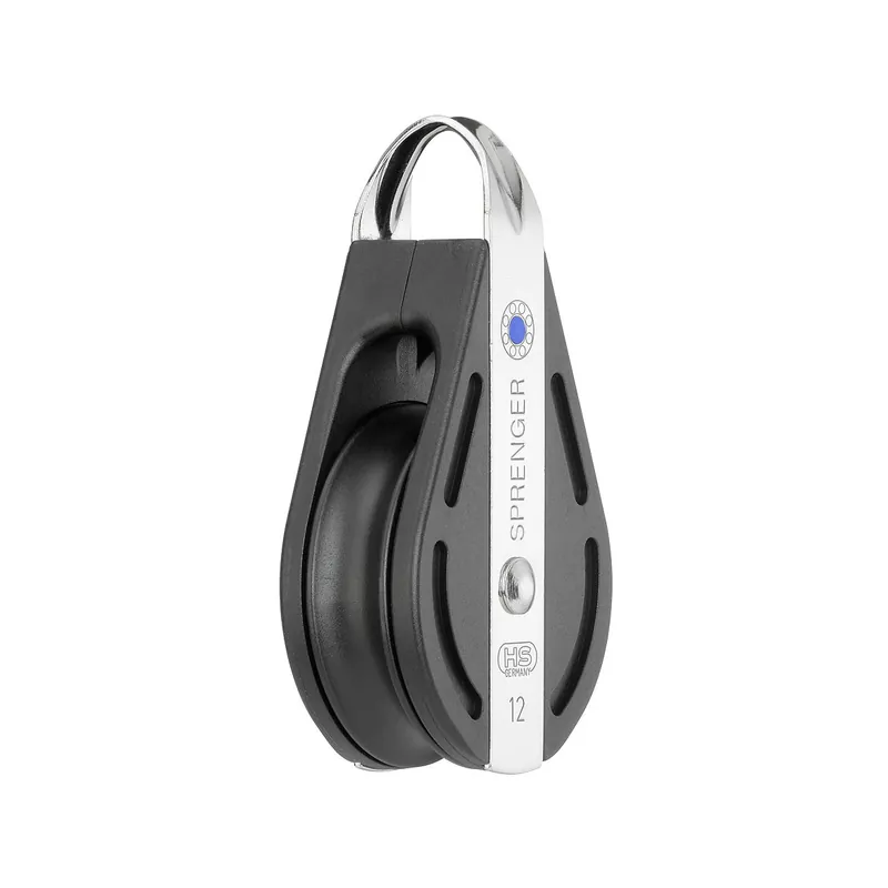 Jusqu'à Épuisement Des Stocks HS Sprenger Série S-Block 12 mm Poulie à roulement à aiguilles – simple réa avec étrier fixe