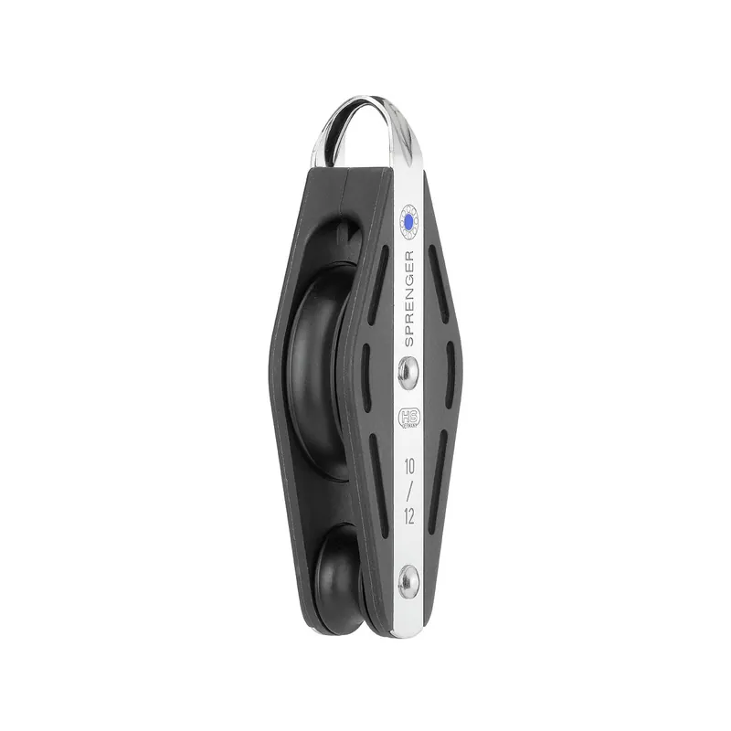 HS Sprenger Série S-Block 12 mm Poulie violon à roulement à aiguilles – simple réa avec étrier fixe Commande En Gros