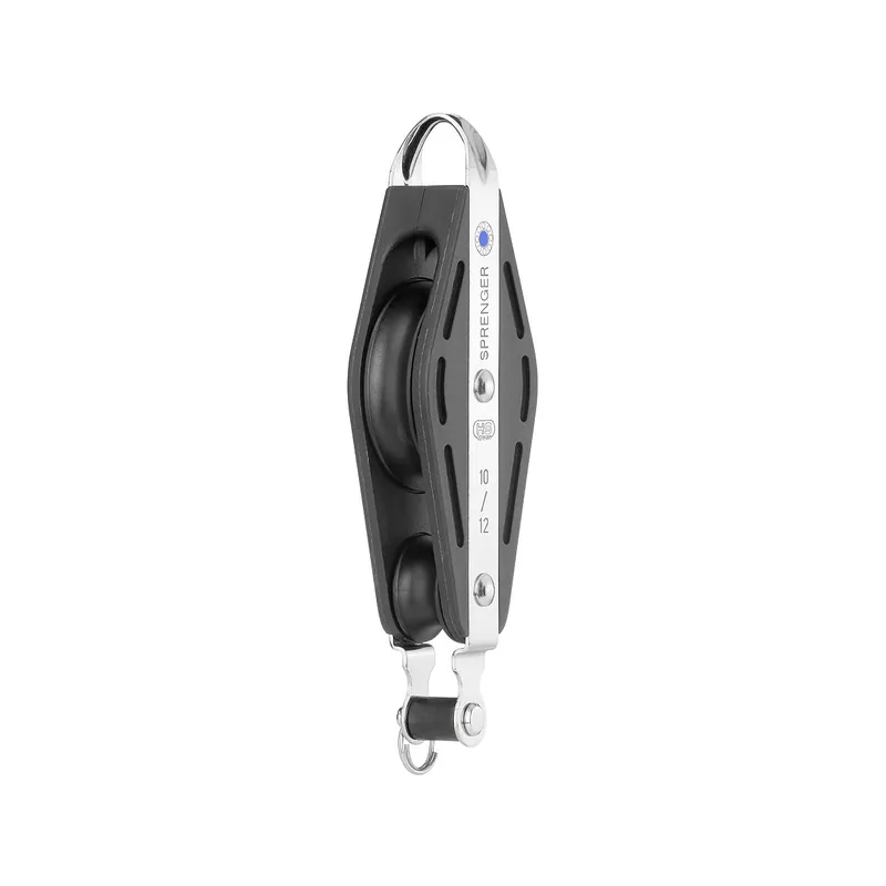 Prix Promo HS Sprenger Série S-Block 12 mm Poulie violon à roulement à aiguilles – simple réa avec étrier fixe et bécket