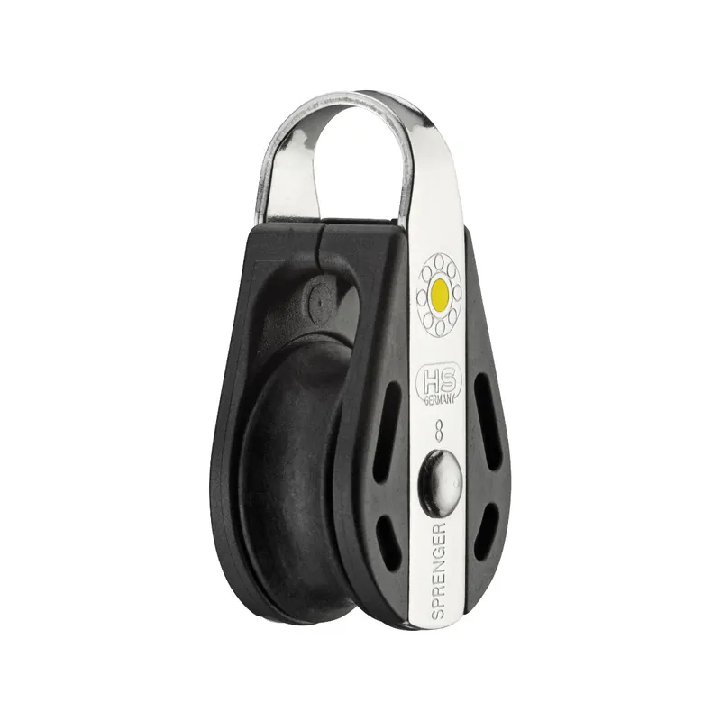 Vente Flash Hs sprenger S-Blockserie 8mm poulie avec palier lisse - simple avec étrier fixe