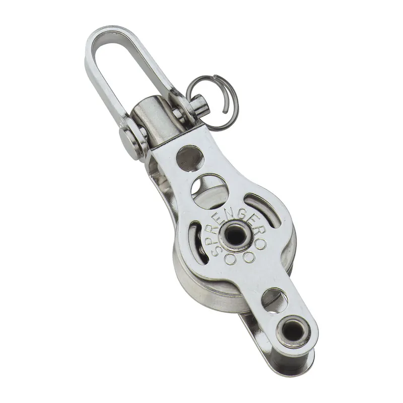 Meilleure Vente Hs sprenger Micro XS Block pour câble 4 mm - simple avec manille pivotante et HUNDSFOTT