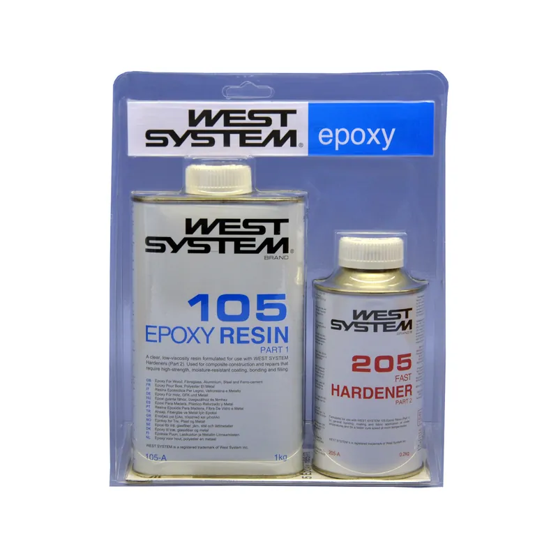West system A-Pack époxy avec durcisseur rapide 105-205A - 1,2 kg Prix Choc