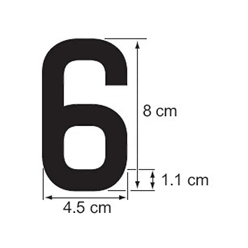 Plastimo chiffre blanc h=8cm pr coque souple-1 Satisfait Ou Remboursé