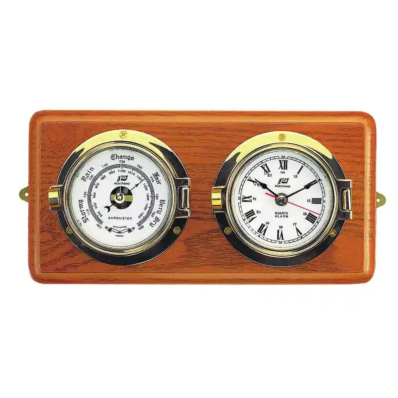 Commander Vite Plastimo ensemble montre barometre 3" socle bois