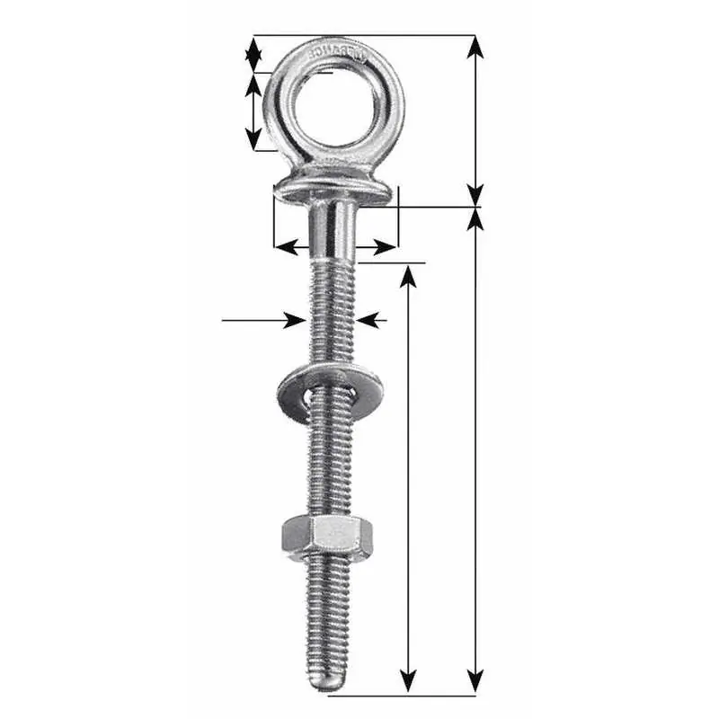 Must-Have Plastimo boulon a oeil 8x 80mm