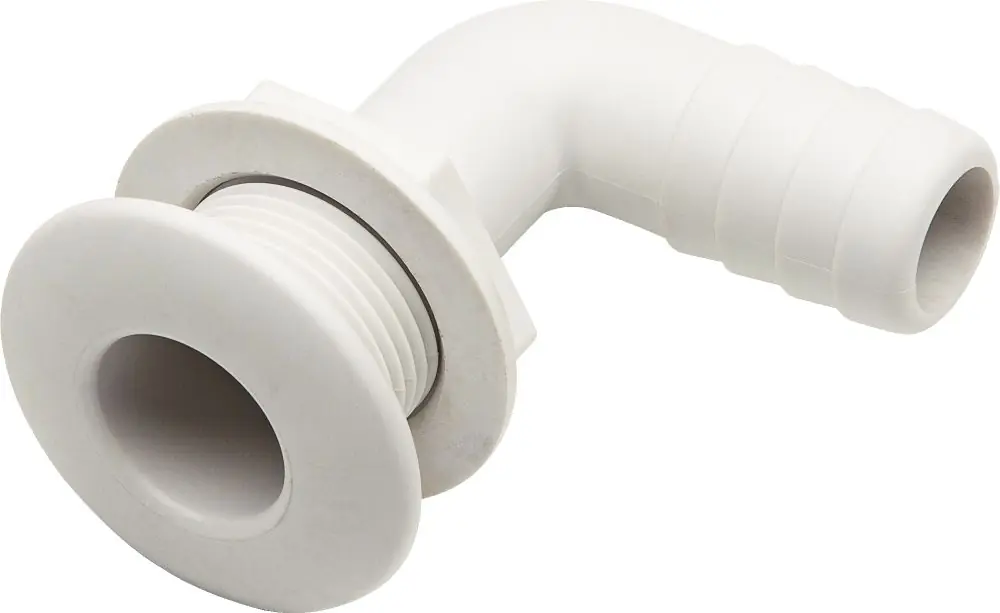 Plastimo passe-coque coude cannele 25 mm blanc Offre Spéciale