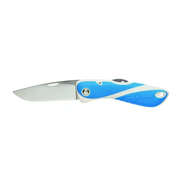 Plastimo couteau aquaterra lame lisse bleu/blc Offre Spéciale