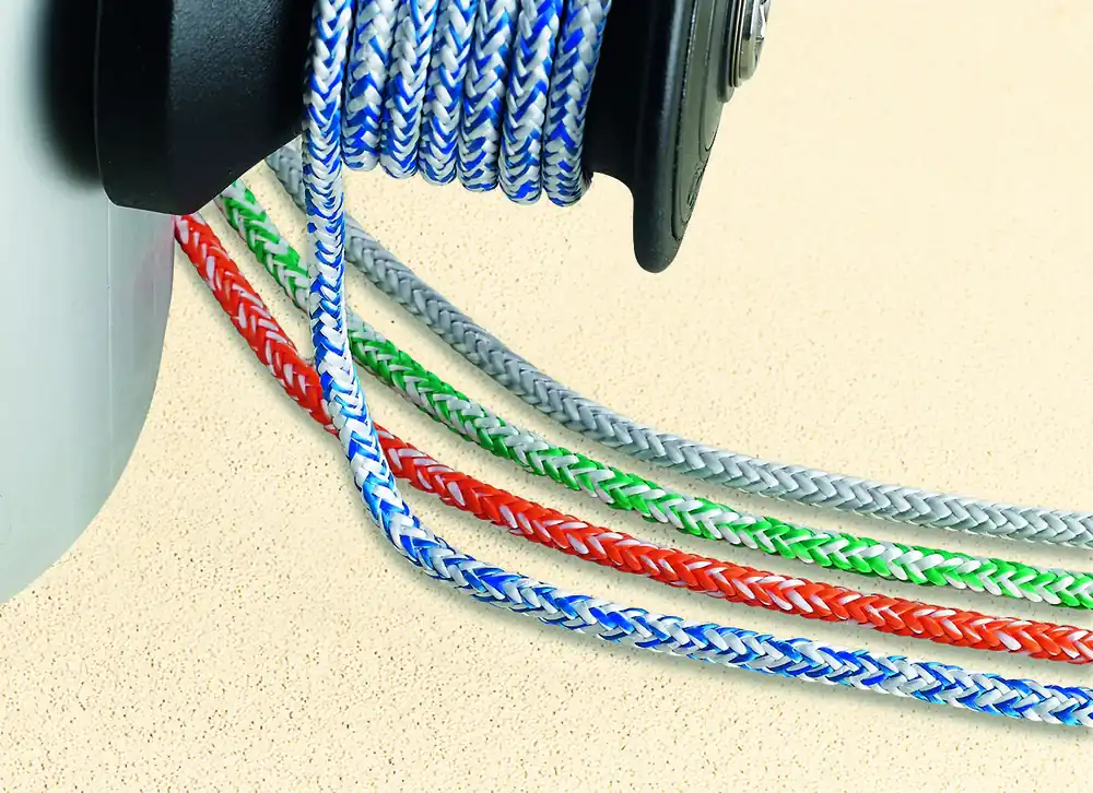 Plastimo cordage dyneema 24 noir/blanc ø 12 mm Promotion Saisonnière