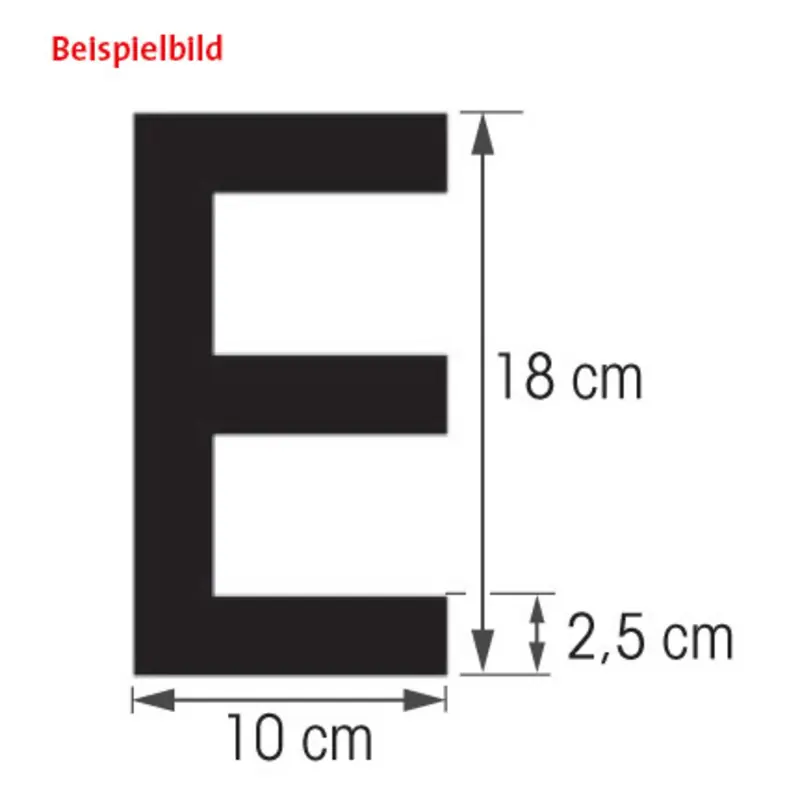 Vente Flash Plastimo lettre noire h=18cm pr coque dure-t
