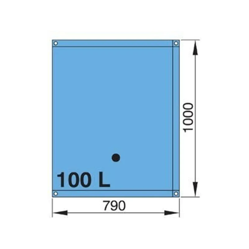 Achat Immédiat Vetus réservoir eau potable - souple - 100 l