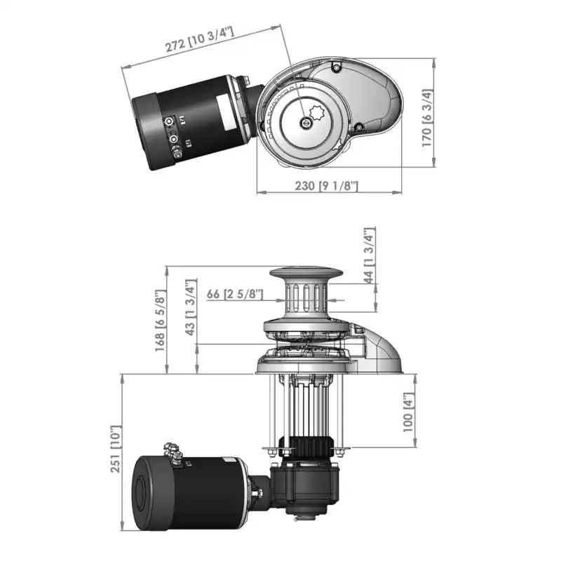 Achat Immédiat Maxwell verti. Guindeau avec cabestan RC10-10, 24V