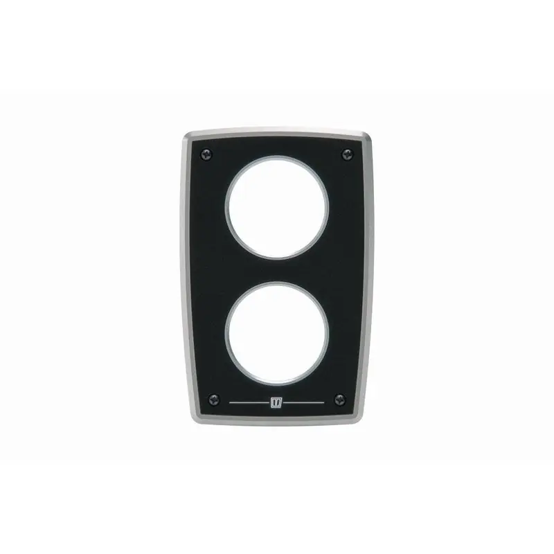 Vente Directe Vetus tableau de bord moteur aluminium type mpa22 12v, 2 instruments noir (0-5000 rpm)