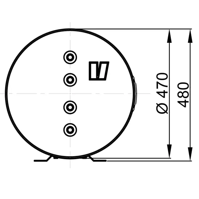 Chauffe-eau Vetus à double spirale 25 Ltr. Satisfait Ou Remboursé