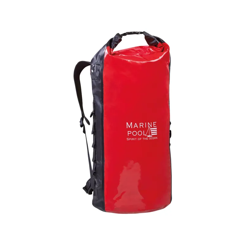 Marinepool Drybag 8 sac à dos étanche - rouge/noir, 62 L Soldes