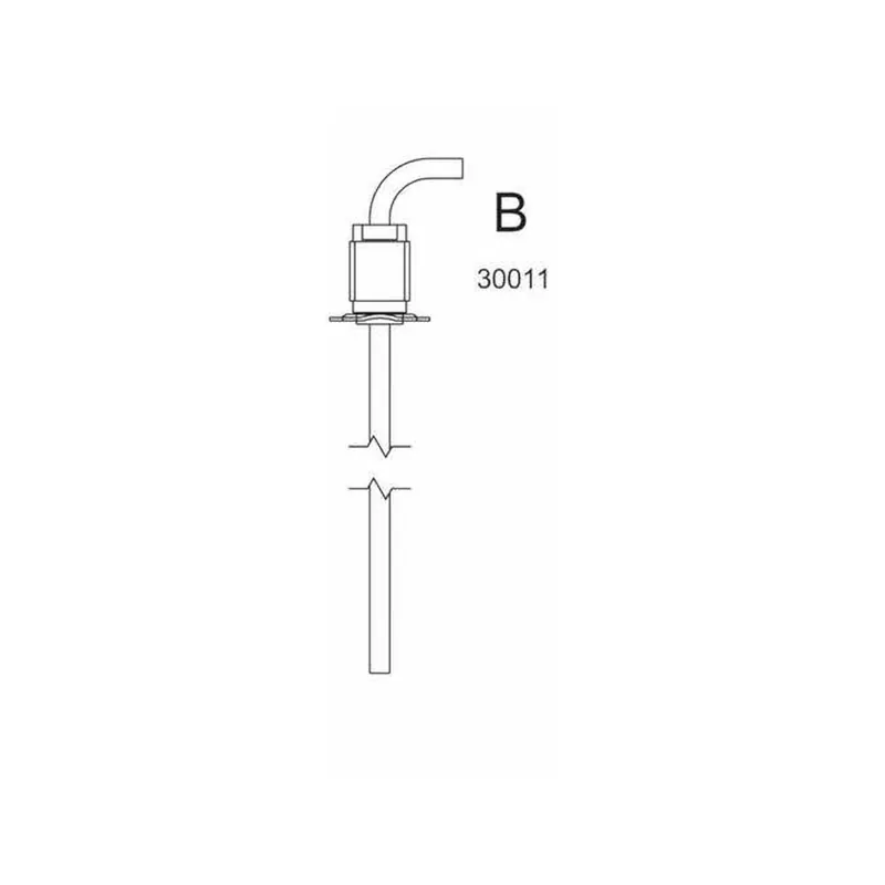 Wallas Raccord de réservoir incl. tube de montée 668 mm Promotion Saisonnière