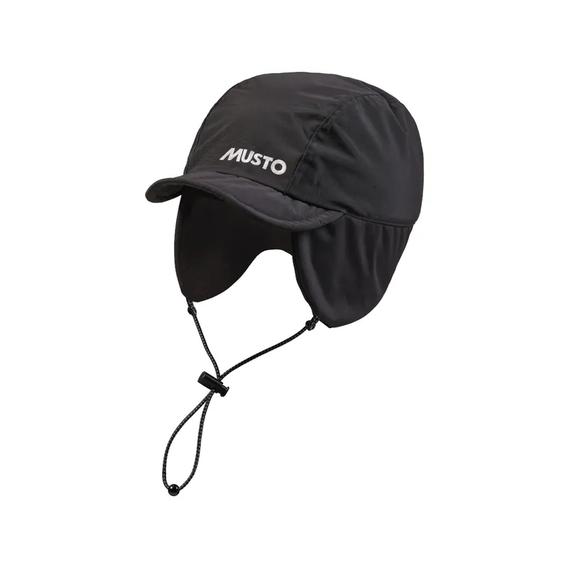 Musto MPX casquette voile imperméable doublée polaire noire Authentique