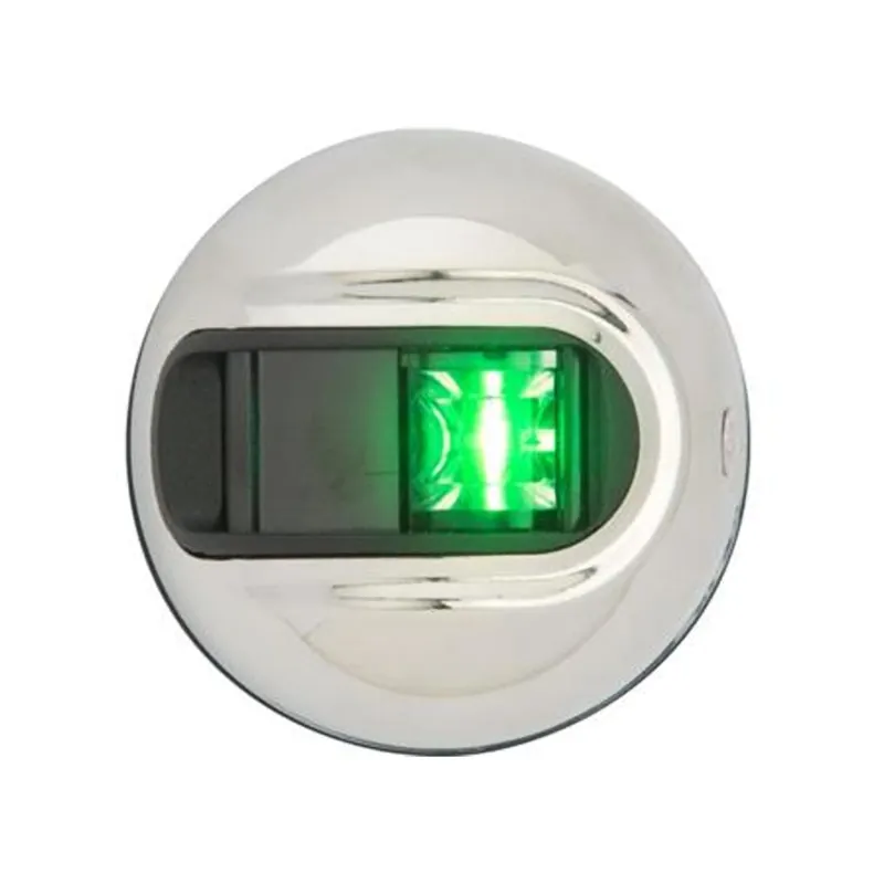 Vente Directe Attwood Feu de tribord LED Lightarmor vertical-rond acier inoxydable
