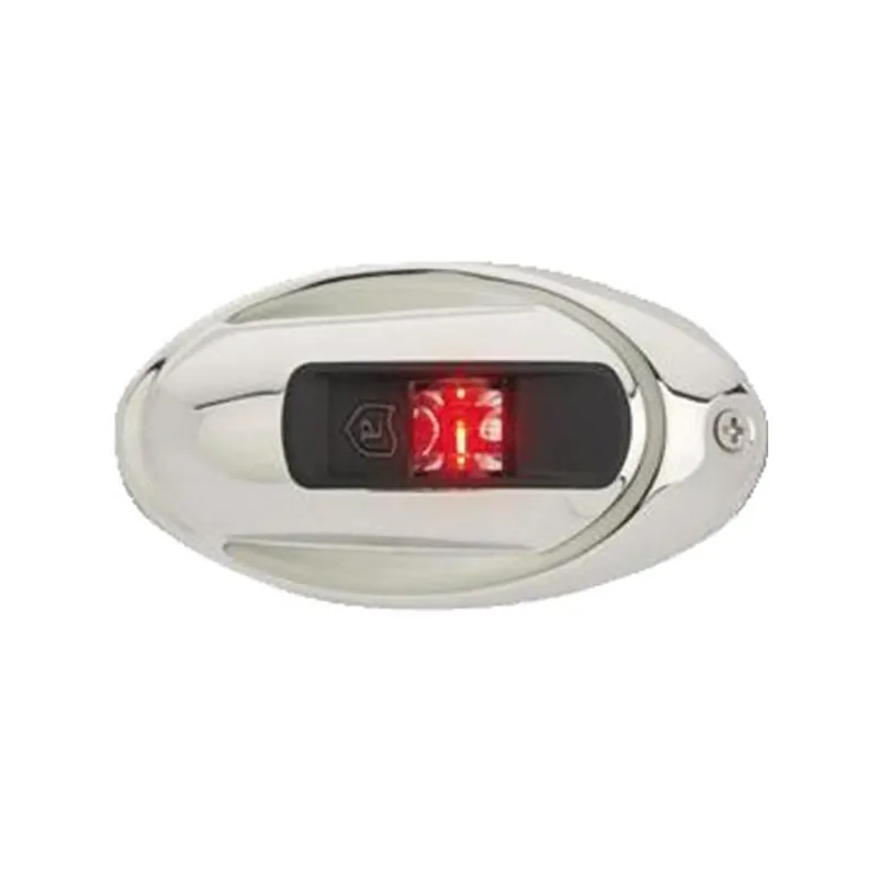 Usine Directe Attwood Feu de bâbord LED Lightarmor vertical-ovale acier inoxydable