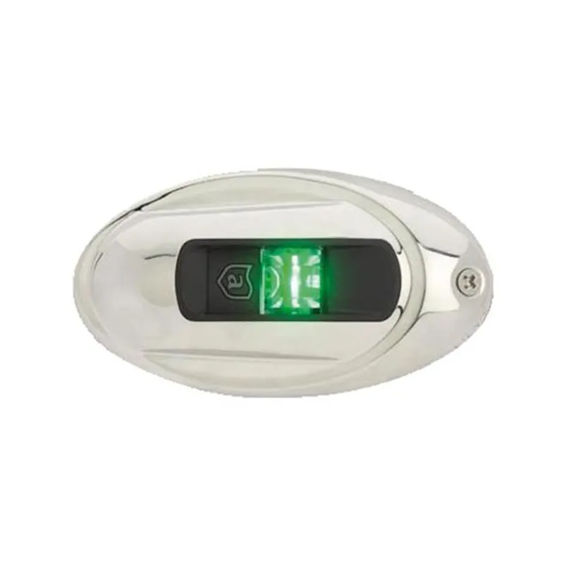 Attwood Feu de tribord LED Lightarmor vertical-ovale acier inoxydable Seulement Aujourd'hui