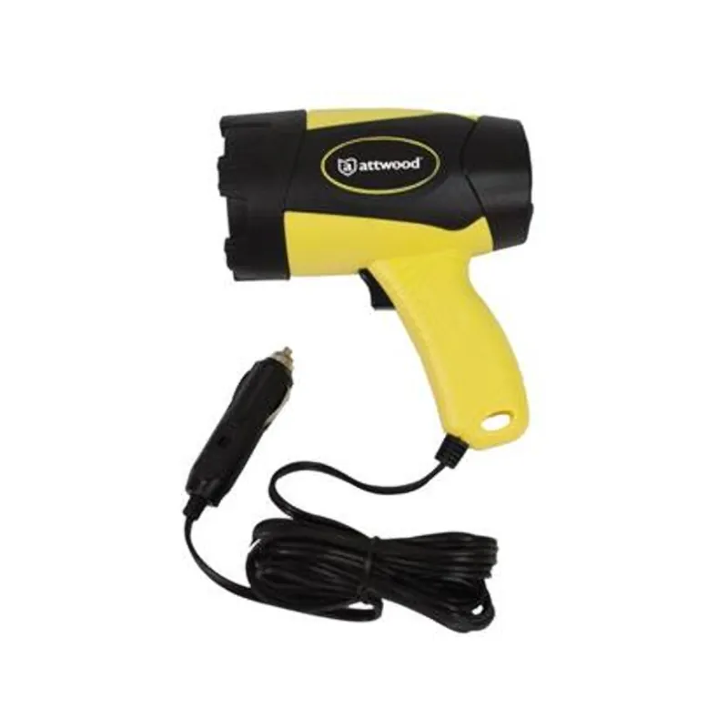 Commande En Gros Attwood Projecteur à main jaune 12V