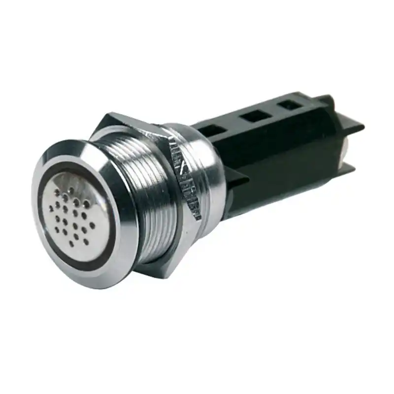 BEP bouton poussoir led rouge et buzzer - 24v Dernier Modèle