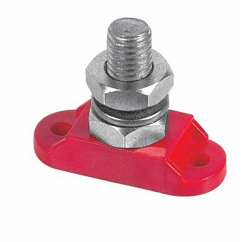 BEP borne de connexion isolé rouge ø10mm Pas Cher