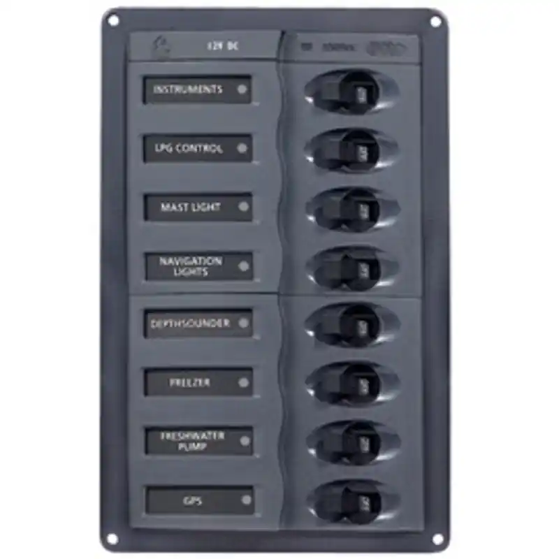 Réduction BEP panneau de sectionnement dc 12v, 8x vertical
