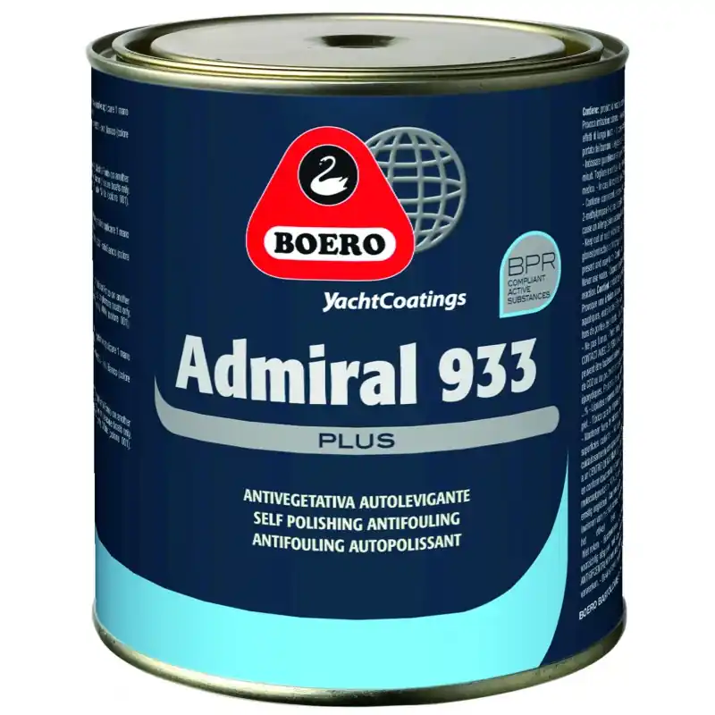 Dernière Chance Boero Antifouling Admiral 933 Plus Noir 201 0.75l