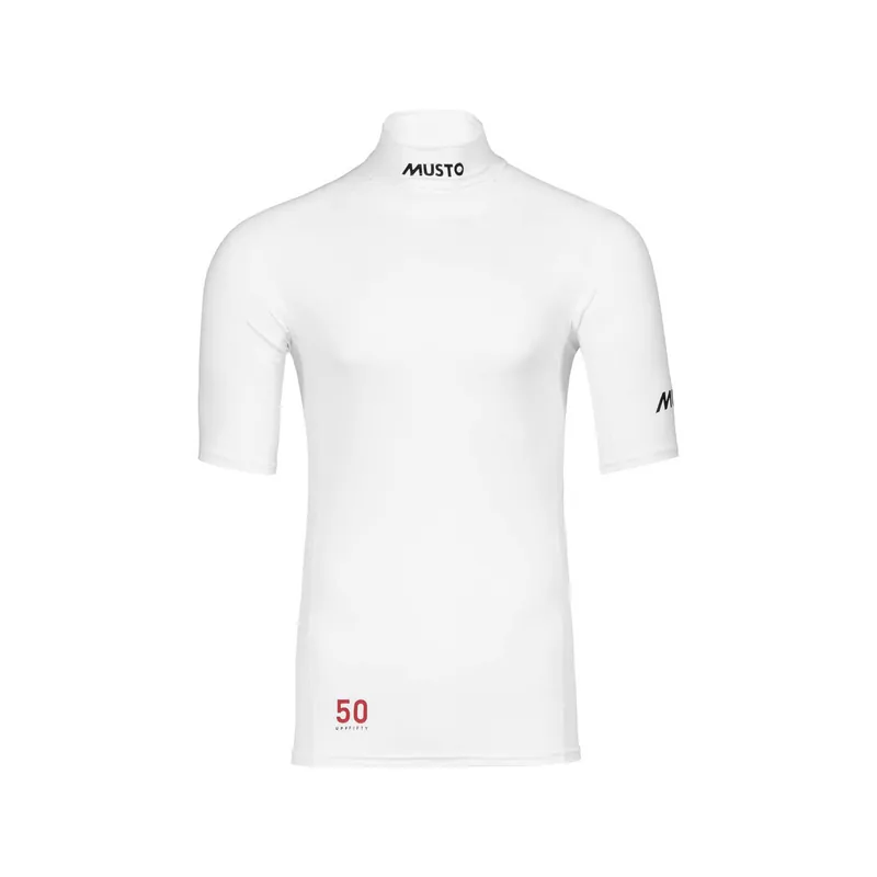 Achetez Aujourd'hui Musto Championship Rash Guard manches courtes homme blanc, taille S